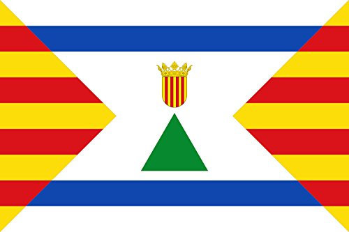magFlags Bandera Large Monterde-Zaragoza | bandera horizontal | 1.35m² | 90x150cm