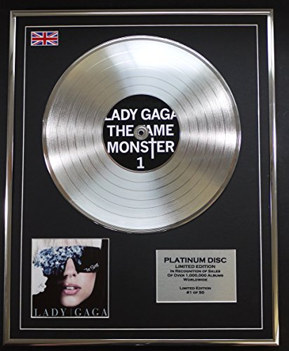 Lady Gaga/Ltd Edition CD Platinum Disc/THE FAME