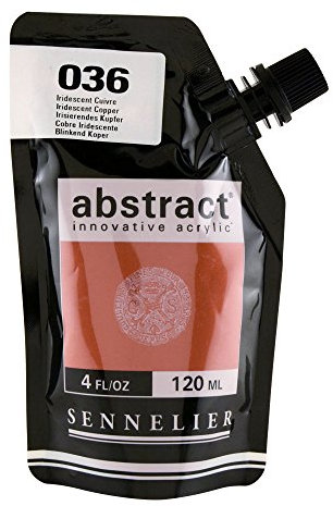 Sennelier – Peinture acrylique abstract - Iridescent Cuivre n°036 - 120 ml