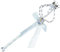Cendrillon - Licence Officiel Disney - Baguette magique Cendrillon - Accessoire et Déguissement pour enfant Cendrillon - En complément du déguisement - Rose- Cadeau Magique - Dès 3 ans