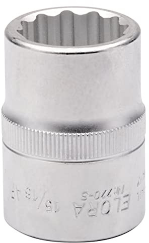 Draper 468 Elora Bi-Hexagon Socket, 3/4 Square Drive, 15/16 AF