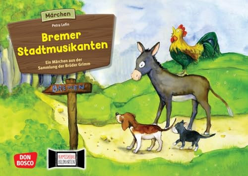 Die Bremer Stadtmusikanten. Kamishibai Bildkartenset: Entdecken - Erzählen - Begreifen: Märchen. Mit Textvorlage. Grimms Märchen als Bildergeschichte ... (Märchen für unser Erzähltheater)