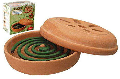 Pengo M123213 – Brûleur Spirale Anti-moustiques Terre Cuite avec 10 Spirales