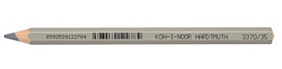 KOH-I-NOOR 3720 Aquarell-Farbstift, Platin-grau (Packung mit 12)