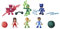 PJ Masks Helden der Nacht Figurenset, Vorschulspielzeug, 6 Action-Figuren und 11 Accessoires, für Kinder ab 3 Jahren