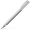 Faber Castell 148391 - Füllfederhalter Ambition, Stärke: F, aus Edelstahl, silber
