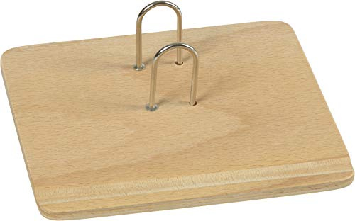 Brunnen 1070380 Untersatz/Kalenderständer für Tisch-/Umlegekalender Modell 1070261, Holzausführung mit verstellbaren Metallbügeln