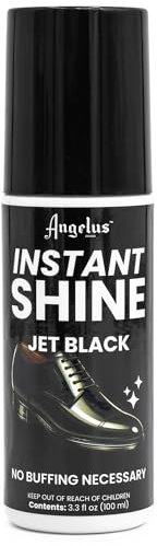 Angelus Instant Shine Liquid Shoe Polish 3 Fl Oz (Color Variety) (Black)