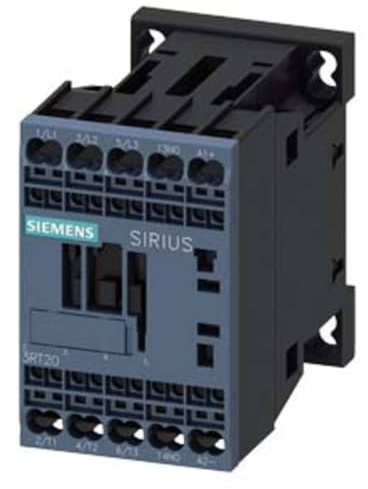 Siemens Indus.Sector Contactor 3RT2016-2BB41 24DC 4KW/400V, 1S, 3p Size S00, SIRIUS Power Contactor for Switching AC 4011209785366