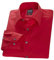 OLYMP Herren Businesshemd Langarm Level.Five.Body.fit,Einfarbig,Body fit,New York Kent,rot 35,37