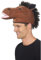 Smiffys Pferd-Mütze, Braun, mit Mähne