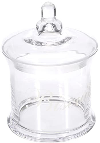 JJA Caja DE Dulces para Galletas DE Cristal|D. 14 x H. 20 cm, 1 Pack
