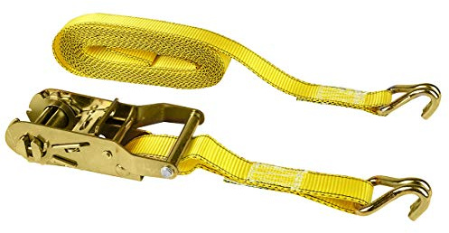 LAS 10334 Spanngurt, mit Ratsche und J-Haken, ca. 6 m x 3,8 cm