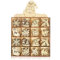 com-four® 48-teiliges Tannenbaumschmuck Holz-Anhänger Set - Weihnachtsbaumschmuck zum Dekorieren für den Weihnachtsbaum - Christbaumschmuck