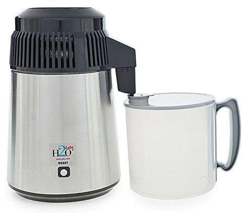 Best-In-Class Stainless Steel Water Distiller with BPA-Free, Polypropylene Carafe and Most Effective VOC Removal