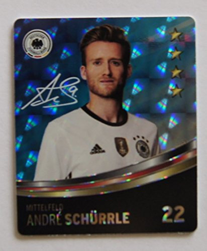 Rewe DFB Sammelkarten EM 2016 Auswahl aus allen 36 und Sammelalbum oder alles komplett (Nr 22 Glitzer Schürrle)