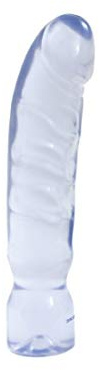Doc Johnson Crystal Jellies - 12 Inch Big Boy - Clear
