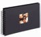 walther design Fotoalbum schwarz 23 x 17 cm Spiralalbum mit Cover-Ausstanzung, Fun SA-109-B