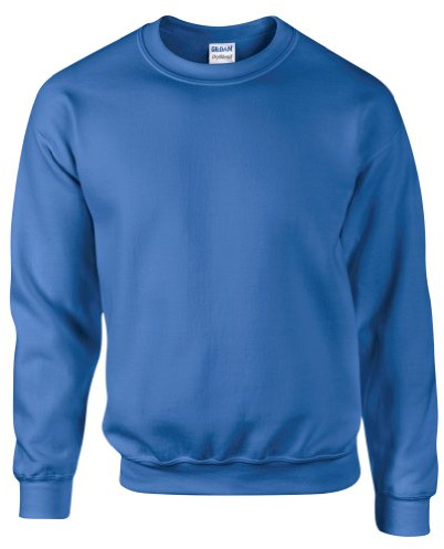 Gildan DryBlend Adult Set-In Crew Neck Sweatshirt (13 Colours) (XL) (Royal)