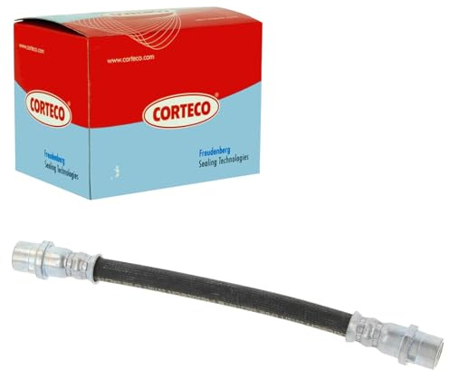 Corteco 19025844 Bremsschlauch hinten innen | 19025844 Kompatibel mit 100 C4 Avant (4A5),80 B4 Avant (8C5),A4 B5 (8D2),A4 B5 Avant (8D5),A4 B6 (8E2),A6 C5 Avant (4B5, 4B6)