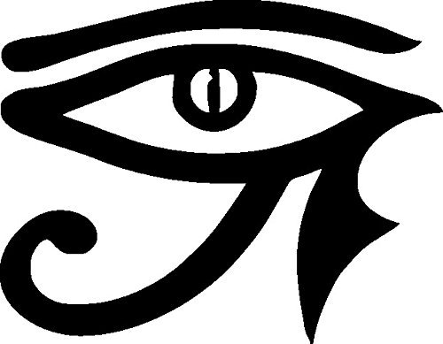 NetSpares Plott Aufkleber Allsehende Auge Pharao Ra Agypten Egypt Eye Sticker Mumie