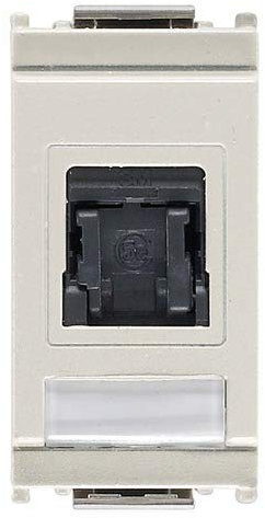Vimar Serie Idea – Presa RJ45 3 Modulo Cat5e UTP Bianco