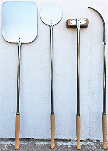 KIT PALE DA FORNO A LEGNA COMPOSTO DA 4 PEZZI LUNGHEZZA 120 cm