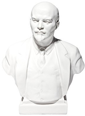 danila-souvenirs Sowjetischer russischer Leader Wladimir Lenin marmor Büste Statue Skulptur 18 cm
