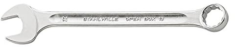 Stahlwille 13-22 13 Ring-Maulschlüssel Open-Box, 22 mm, 40082222 Silbern