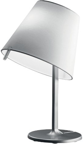 Artemide Melampo - Nachttischlampe, Sockel E27, Aluminium, Grau