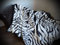 Natur-Fell-Shop Kuscheldecke Tagesdecke Decke Zebra - Design 160x200cm