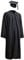 Robe Academicus Komplett-Set: akademischer Talar aus Funktionsfaser + Doktorhut mit Quaste und aktueller (!) Jahrgangszahl (XL extra-large (größer 186 cm), Schwarz)