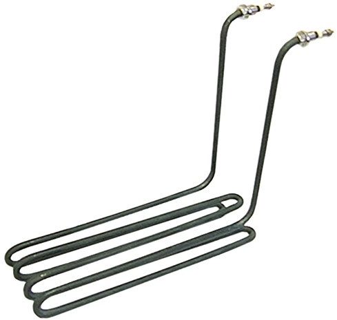 Elframo Radiatore per friggitrice EB12, EM12, EB12+12, EM12+12, EB8, EB6 3000W H1 207 mm, 4 giri, attacco M4, fissaggio a 2 fori