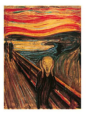 Edvard Munch Der Schrei Poster Kunstdruck -80x60cm