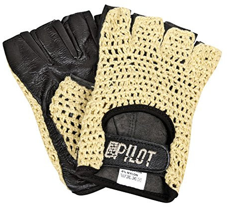 Lampa Pilot-1 Halbfingerhandschuhe - L - Schwarz