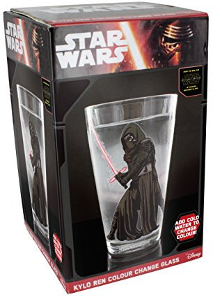 Maxi Verre Thermoréactif Star Wars Episode 7 VII Kylo Ren Change de couleur boisson froide 50 cl