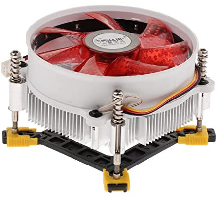 prasku 12V Ventilador Silencioso 12cm CPU Cooler Disipador de Calor Radiador de Aluminio para LGA CPU 775/115