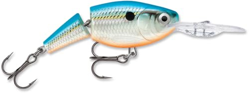 Rapala, Shad Rap Elite Angelköder, schwimmender Süßwasserköder, Schwimmtiefe: 2,4–2,7 m, Angelgerät aus Balsaholz