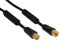 InLine 2 m 2 x geschirmt > 85dB Premium Antennenkabel – schwarz