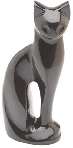 Urns UK Gedenkurne, Katze, schwarz, 24,1 cm