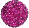 Morella Damen Engels Klangkugel Zirkonia pink Ø 16 mm