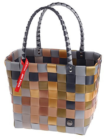 Witzgall Shopper 5010/80/0 grau taupe kupfer kariert