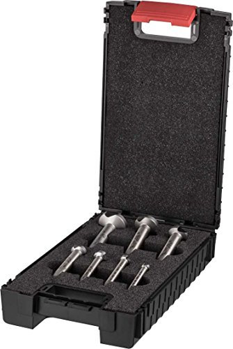 HSS-E Co5 Kegel- und Entgratsenker Satz 90°, DIN 335 C mit 3 Schneiden, mit Zylinderschaft: Satz Ø 6,3-25,0 mm | 74BF in W.AG Kunststoffbox 7-teilig, 6,3|8,3|10,4|12,4|16,5|20,5|25,0 mm