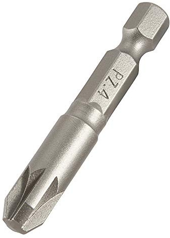 Trend Snappy Pozi No.4 50mm Insert Bits, 1/4 Inch Hex Shank, Pack of 2 | High-Grade Steel Insert Bits For Pozi Screwdriving With 1/4 Inch Hex Shank, Pack Of 2, SNAP/PZ/4