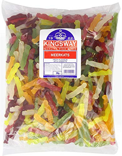 Kingsway Candy Sweets - Over 300 Different Sweets & Weights to Choose from (Meerkats, 500g)