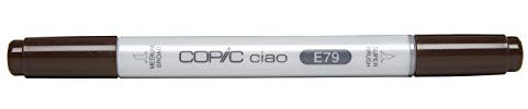 COPIC Ciao Marker Typ E - 79, Cashew, vielseitiger Layoutmarker, mit einer mittelbreiten und einer Brush-Spitze