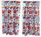 Character World Disney Pixar Cars 2 2X Fertig-Gardinen/Vorhänge ca. 138 x 168 cm Blickdicht Drift Cruise