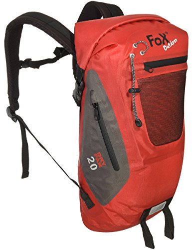 MFH Rucksack Dry Pak Wasserdicht, rot, 20 l
