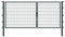 Alberts 648657 Doppeltor Flexo mit Zubehör | verschiedene Breiten und Höhen | anthrazit | Breite 350 cm | Höhe 160 cm