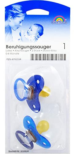 BERUHIGUNGSSAUGER Kirsche Lat.0-6 M.bicol.blau 2 St